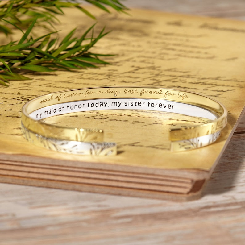 Bracelet pour Demoiselle d’Honneur – Un Cadeau Unique pour Dire Merci